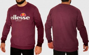 Мужской спортивный реглан Ellesse – насыщенный бордо с узнаваемым фирменным лого №89