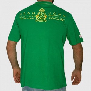 Мужская фирменная футболка Sean John – для расслабленных образов в кэжуал стиле  №739