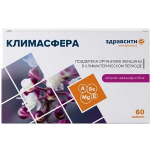 Климасфера капс 500 мг №60 Здравсити БАД БЕЛАРУСЬ