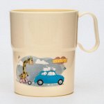 Кружка детская с рис.Giraffix  0.3 МИКС 47773 РОССИЯ