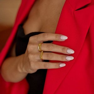 Безразмерное кольцо с позолотой, Grande Stella