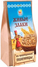 Каши Живые злаки: хлопья пшеничные пророщенные п/п 300 г