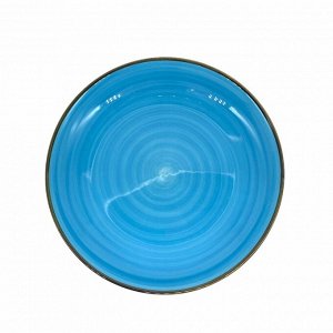 Тарелка пирожковая, d 15 см, фрф, голубой, САБИАН