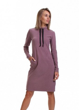 Платье пл447  серый фиолет