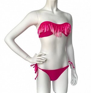 Розовый купальник с бахромой Rip Curl  №693
