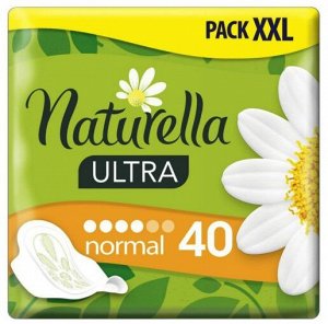 NATURELLA Ultra Женские гигиенические прокладки ароматизированные Camomile Normal Quatro 40шт