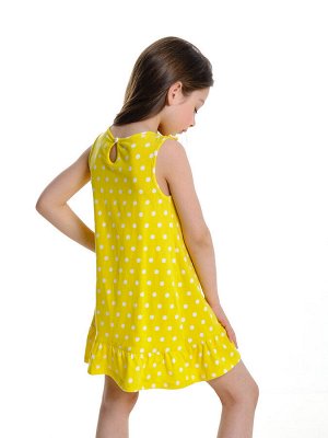 Платье в горох (92-116см) UD 3190(2)желтый