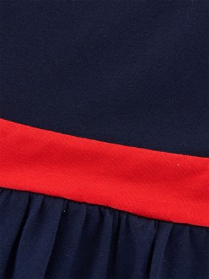 Платье (122-146см) UD 1466 син/красн