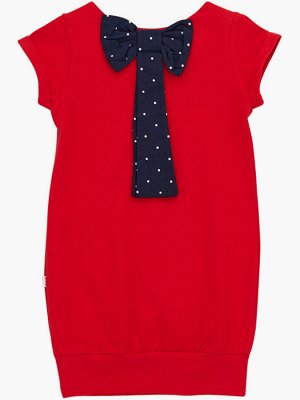 Платье с бантом (98-122см) UD 0633(4)красный