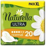 NATURELLA Ultra Женские гигиенические прокладки с крылышками Camomile Normal Duo 20шт