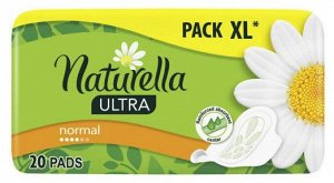 NATURELLA Ultra Женские гигиенические прокладки с крылышками Camomile Normal Duo 20шт