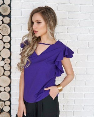 Блузы SA-11701i_фиолетовый от ISSA PLUS