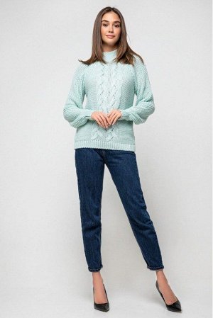 ??Вязаный свитер «Ника» с люрексом -лед 371003 от Prima Fashion Knit