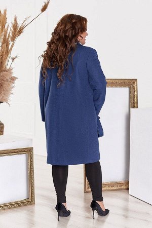 Пальто женское кашемировое большого размера с подкладкой и поясом 1311-2 от So StyleM