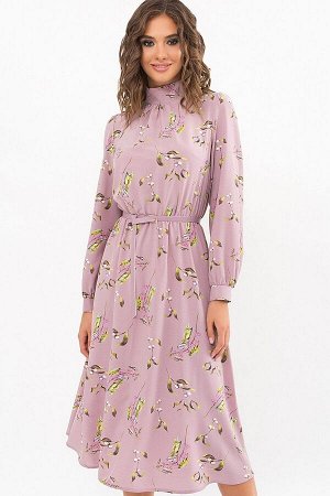 Платье Азами д/р лиловый-цветы-ягоды p72712 от Glem