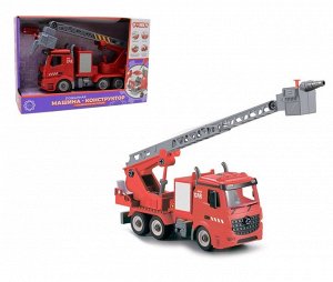 Funky toys. Пожарная машина-конструктор 1:12 фрикционная, свет, звук, вода, 35см  арт.FT61114