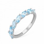 Кольцо из серебра с фианитом 1010016540-502