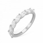 Кольцо из серебра с фианитом 1010016540-501