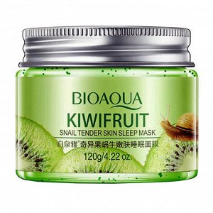Ночная маска для лица Bioaqua Kiwifruit Snail Tender Skin Sleep Mask Киви 120 g