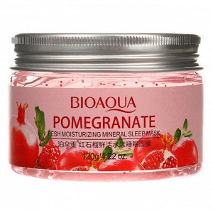 Ночная маска для лица Bioaqua Pomegranate Fresh Mineral Sleep Mask Гранат 120 g