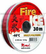 Леска Momoi Fire Ice Barrier Pack 30 м красная 1/14 (х10)