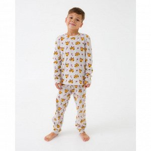 Пижама детская новогодняя KAFTAN Happy Holidays 32 (110-116 см)