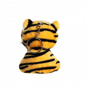 Мягкая игрушка «Тигр с мешком», на брелоке, цвета МИКС