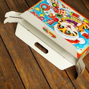 Подарочная коробка-Портфель "Радость" с анимацией, 310х65х215 мм