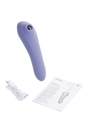 Вакуумный клиторальный стимулятор Satisfyer Dual Pleasure сиреневый