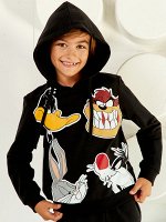 Джемпер (толстовка) с капюшоном д/мал CRAZY GETUP &quot;Looney Tunes&quot;