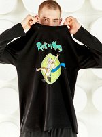 Фуфайка модель &quot;лонгслив&quot; муж CRAZY GETUP &quot;Рик и Морти&quot;