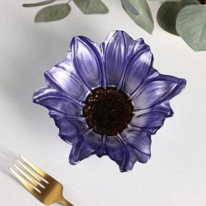 Салатник «Флора», d=16 см, цвет сиреневый