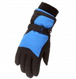 Подростковые лыжные перчатки, цвет синий/черный