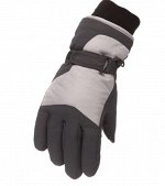 Подростковые лыжные перчатки, цвет серый