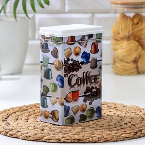 Банка для сыпучих продуктов Coffee, 19x12x7,5 см