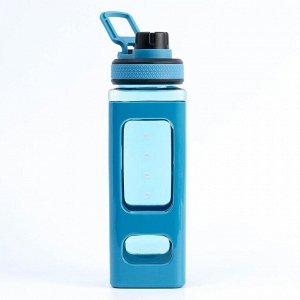 Бутылка для воды "Гава", 700 мл, 24 х 7 см, синяя
