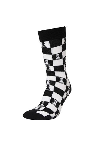 Комплект мужских носков Funny Socks с шахматами и картами2 пары
