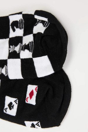Комплект мужских носков Funny Socks с шахматами и картами2 пары