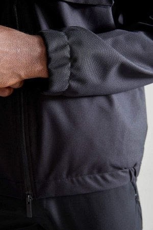 Пальто Modern Fit с воротником поло и карманами