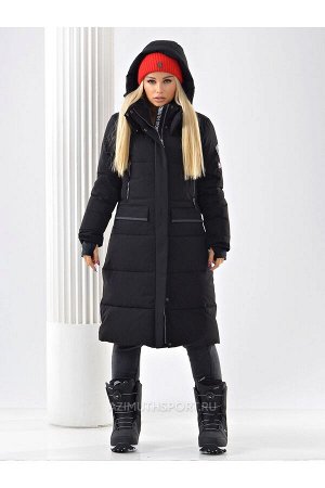 Женское пальто Azimuth В 20684_9 Черный