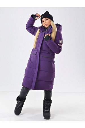 Женское пальто Azimuth В 20684_95 Фиолетовый