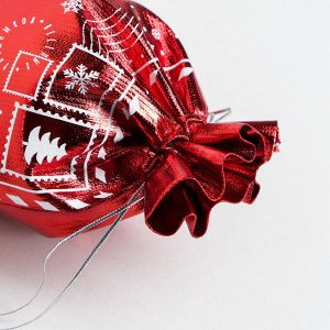 Мешочек подарочный парча «Новогодняя посылка», 16 × 24 см
