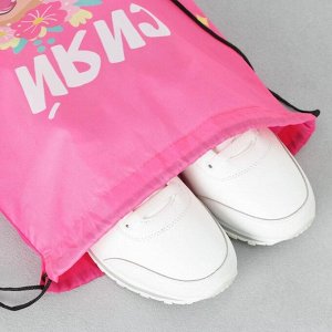 Болоневая сумка для обуви «Сияй!», 33х43х0,5 см