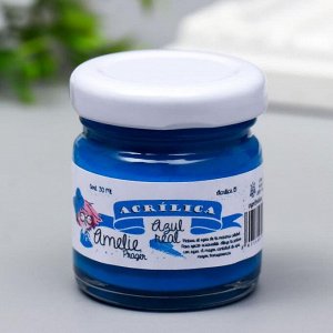 Акриловая краска AMELIE синий, 30 мл