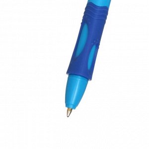 Ручка шариковая STABILO LeftRight для левшей, 0,8 мм, голубой корпус, стержень синий