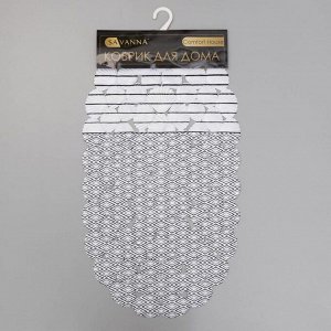 SPA-коврик для ванны SAVANNA «Марокко», 37x68 см, ромбы, цвет чёрно-белый