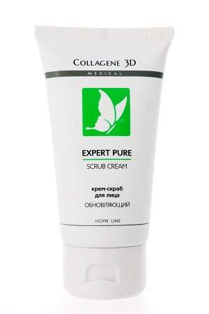 Коллаген 3Д Expert Pure Крем-скраб для лица 75 мл (Collagene 3D, Expert Pure)