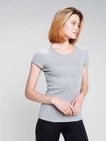 Футболка с кор.рукавом - XS СВ-СЕРЫЙ