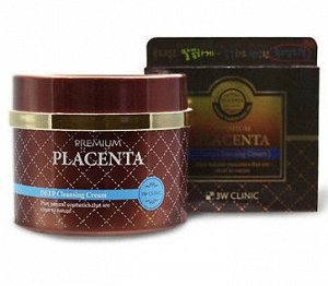 3W Clinic Premium Placenta Cleansing Cream Очищающий крем с плацентой 300мл