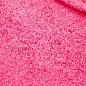 Полотенце-пончо с карманом Крошка Я, цв. розовый, р. 24-32, 100 % хлопок, 320 гр/м2